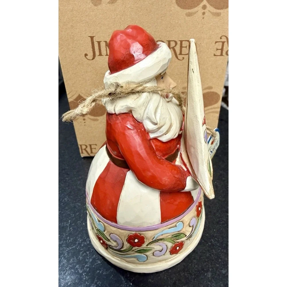 Jim Shore Heartwood Creek Christmas Spirit Fills My Sails figurine In Box Boat